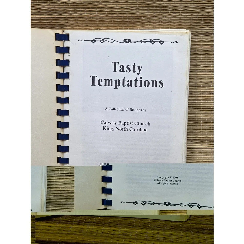 Calvary Baptist Church Cookbook King, North Carolina 2003 Local Contributors